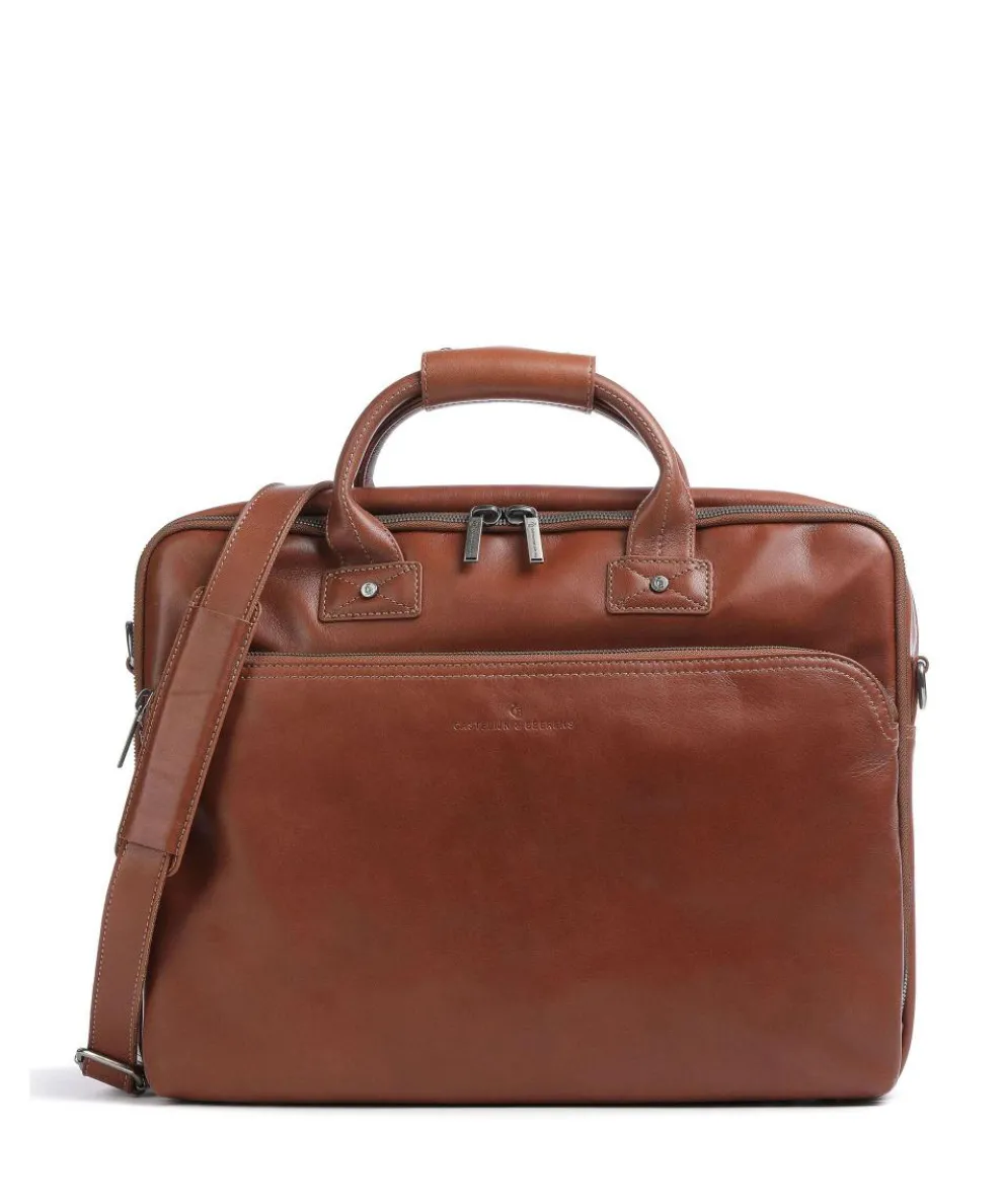 Firenze Briefcase 17″ leather brown