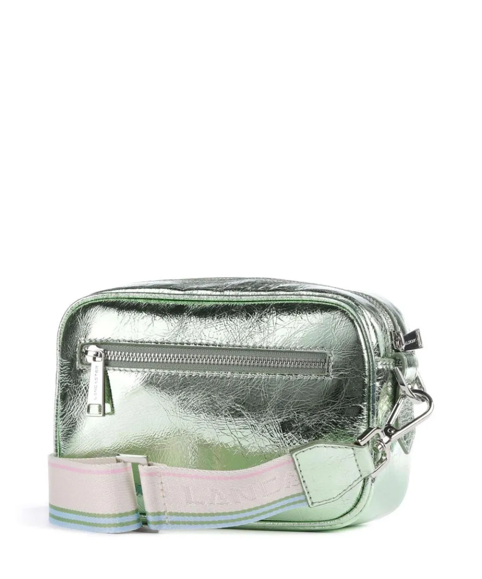 Firenze Fashion Crossbody bag fine grain cow leather green