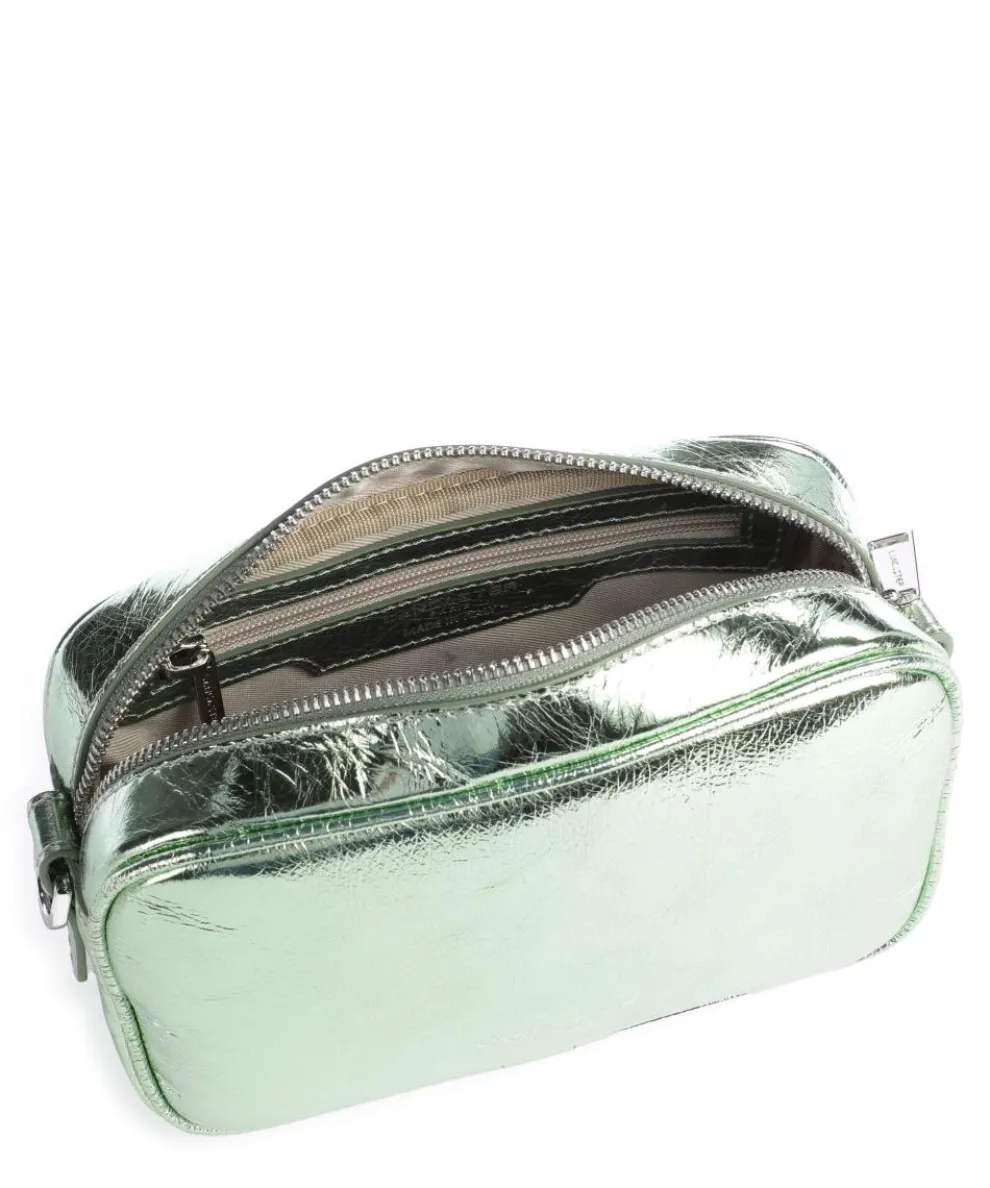 Firenze Fashion Crossbody bag fine grain cow leather green