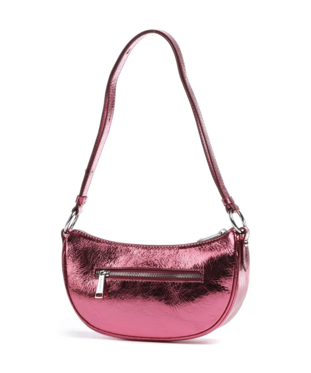 Firenze Fashion Shoulder bag grained cow leather pink