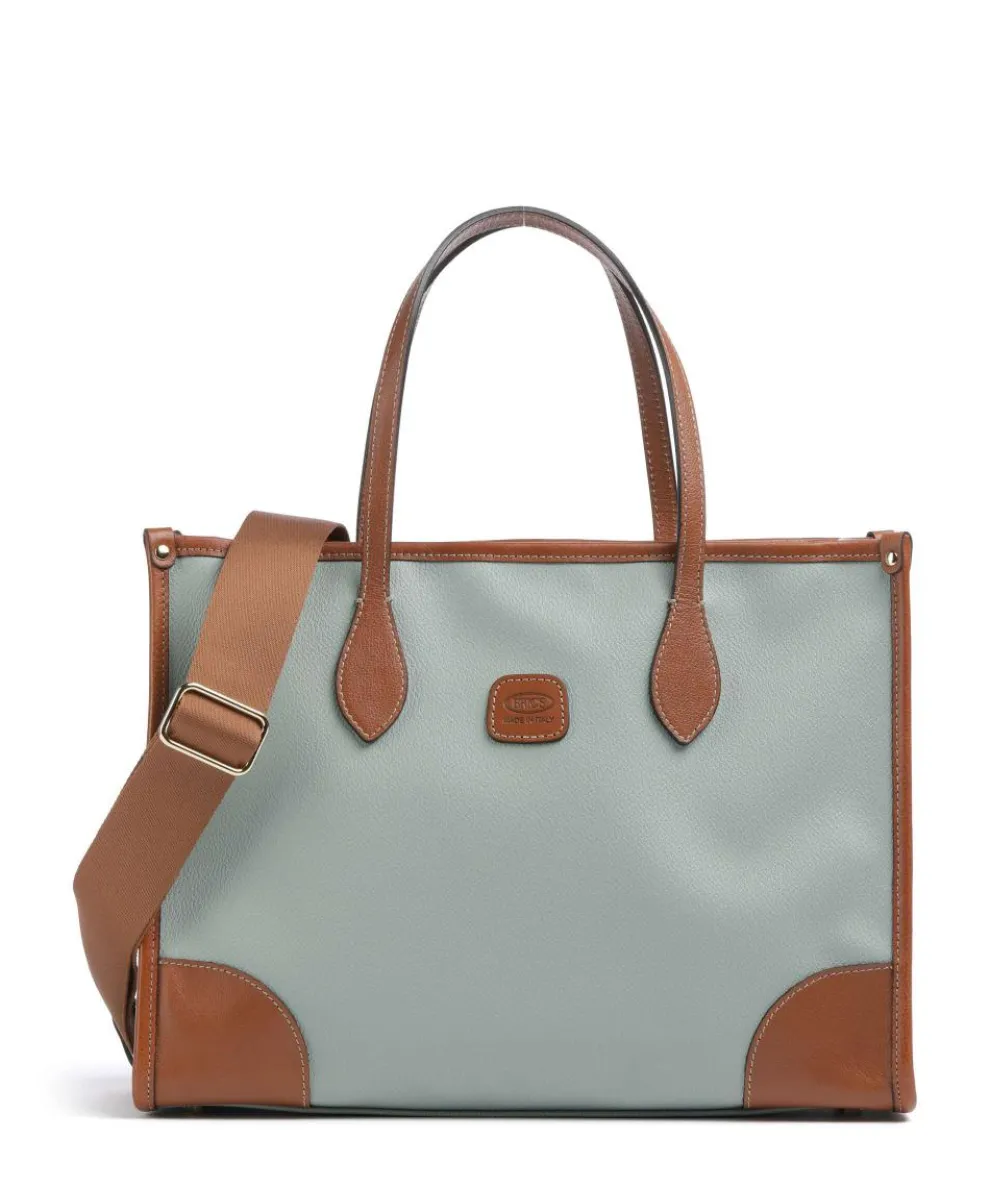 Firenze Tote bag imitation leather green-blue
