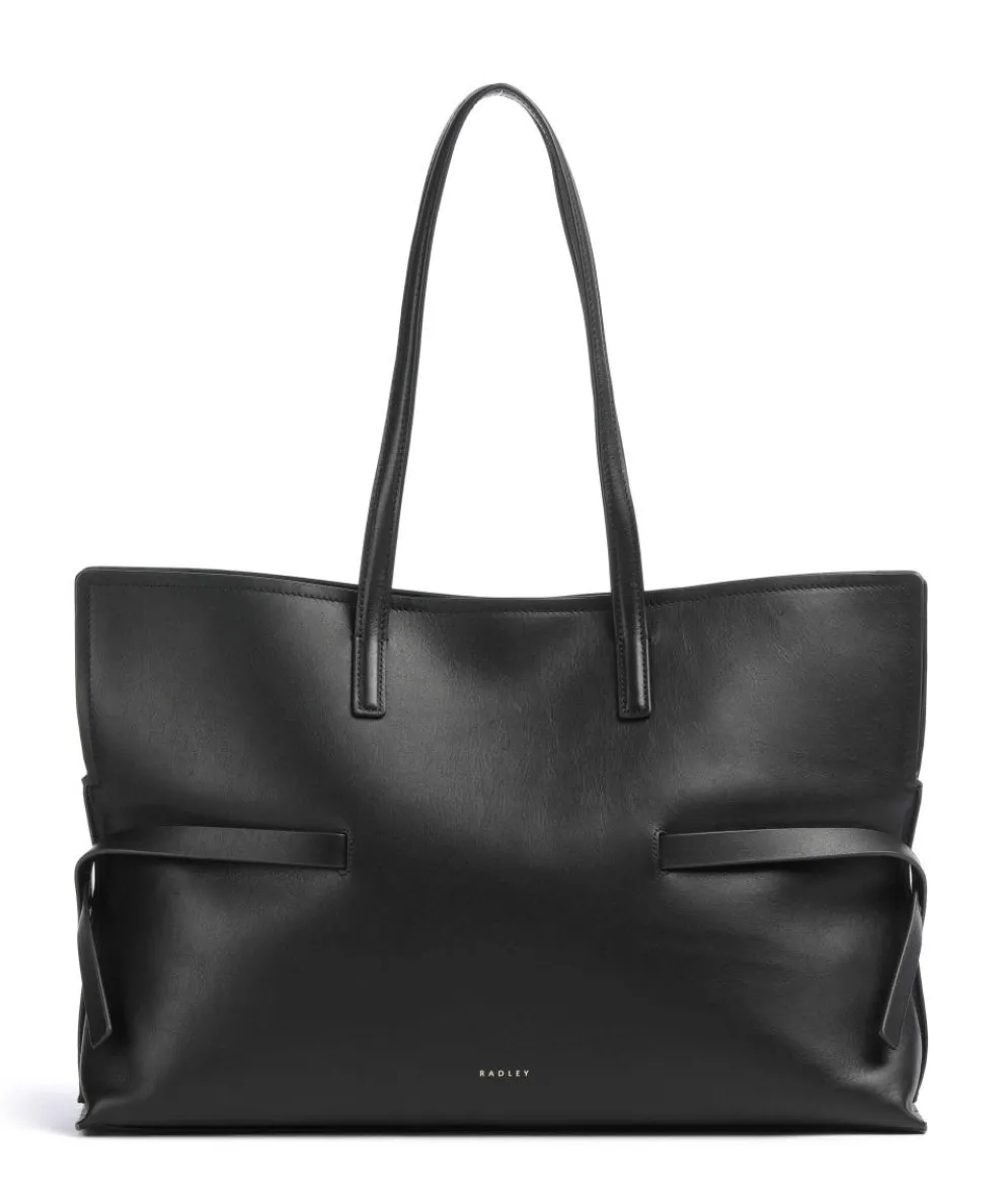 Fleet Street Tote bag fine grain cow leather black