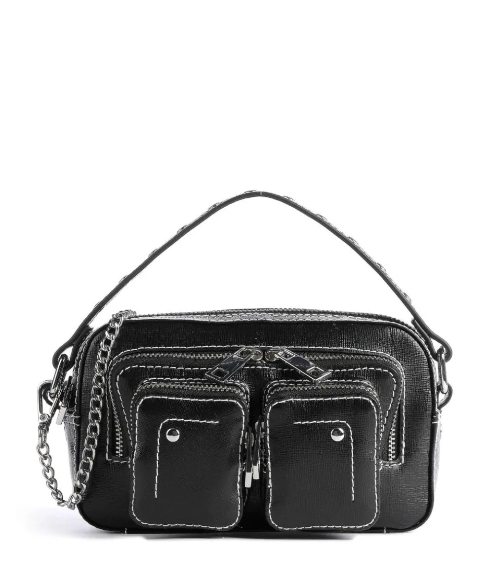 Florence Helena Crossbody bag fine grain leather black