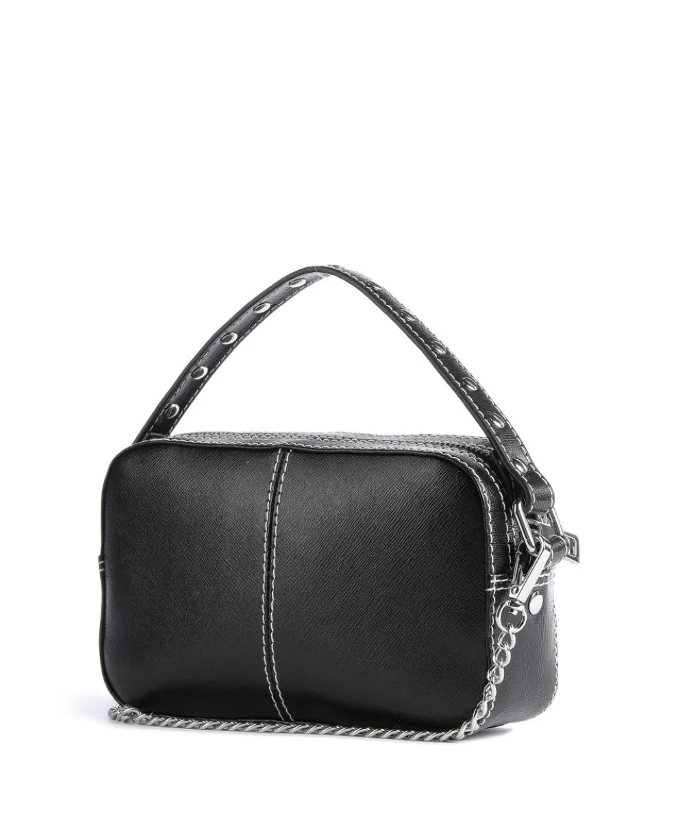 Florence Helena Crossbody bag fine grain leather black