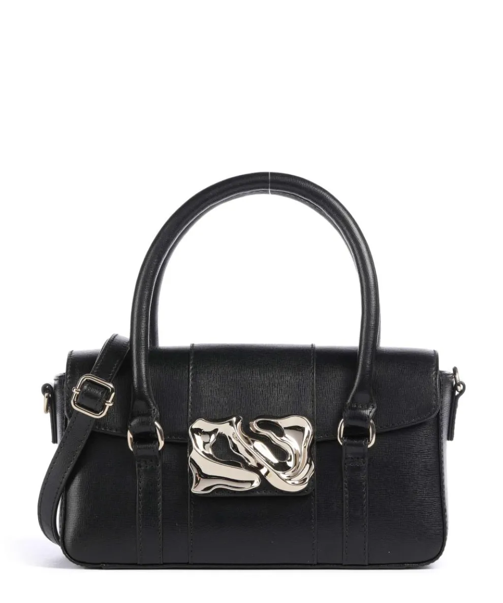 Florence Small Maggie Icon Handbag saffiano leather black