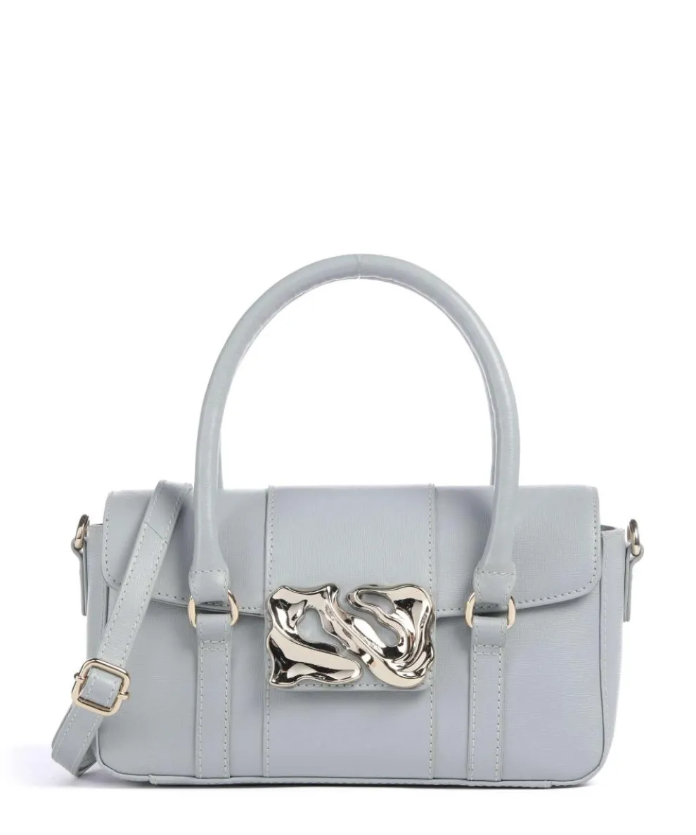 Florence Small Maggie Icon Handbag saffiano leather blue-grey