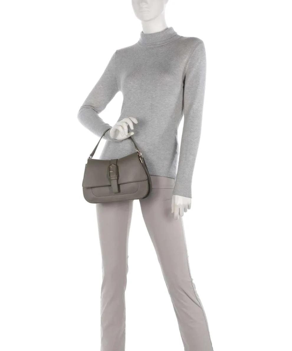 Flow M Handbag fine grain leather khaki