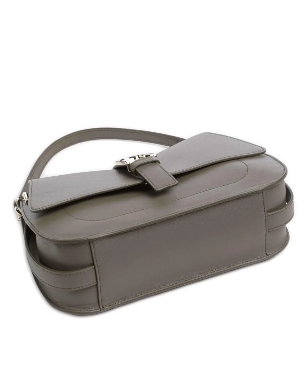 Flow M Handbag fine grain leather khaki