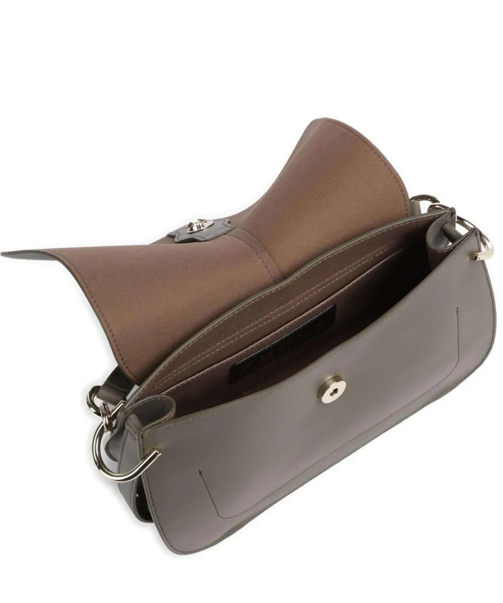 Flow M Handbag fine grain leather khaki
