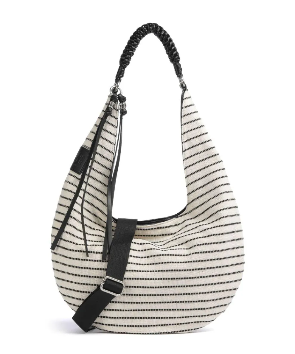 For Lovers Hobo bag canvas nature/black