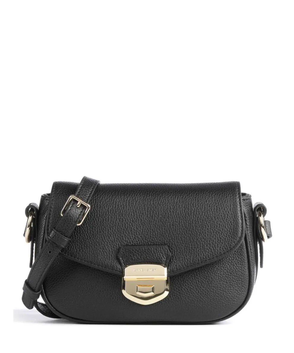 Foulonné Milano Crossbody bag grained cow leather black
