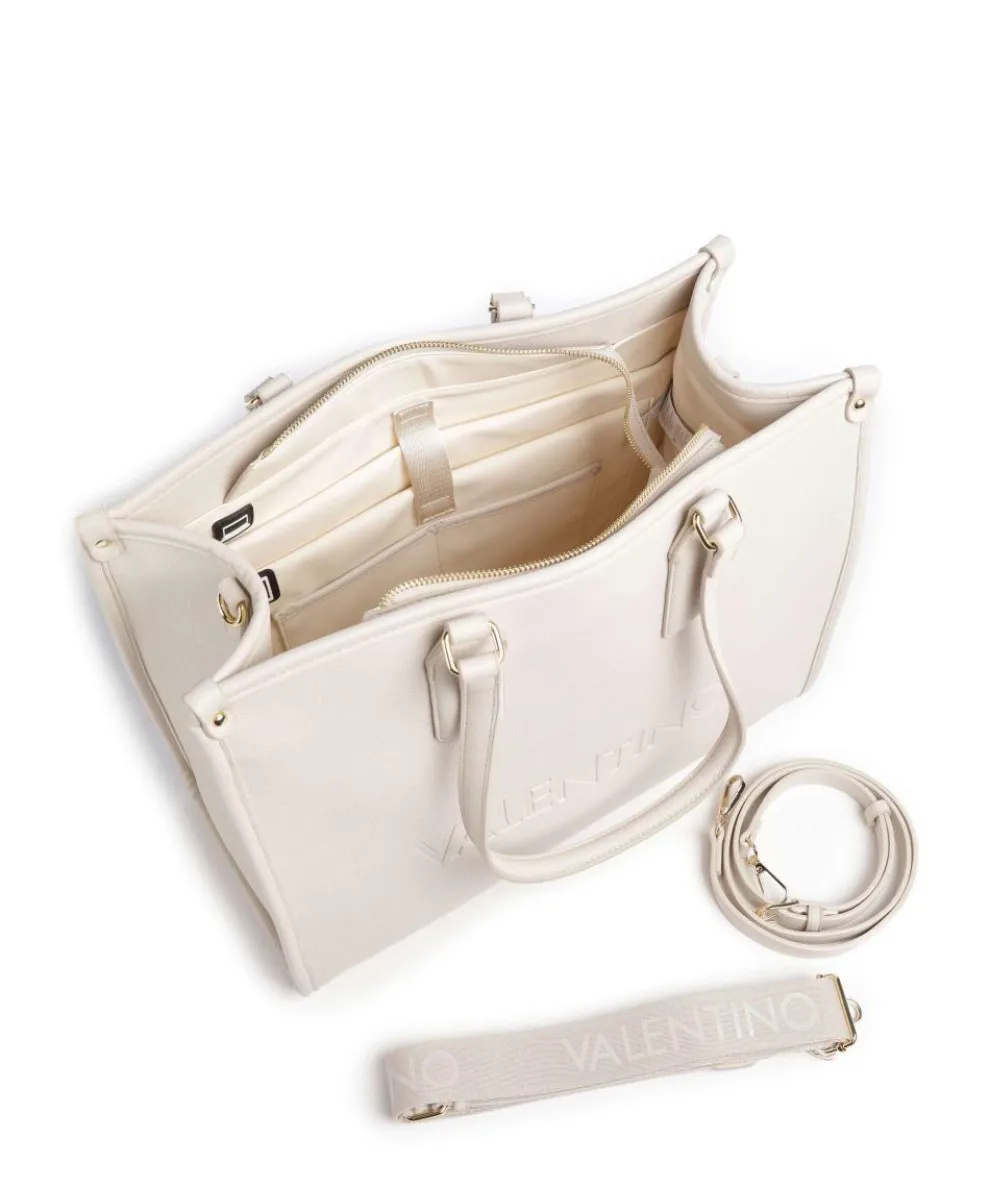 Foxy Re Tote bag 14″ imitation leather ivory