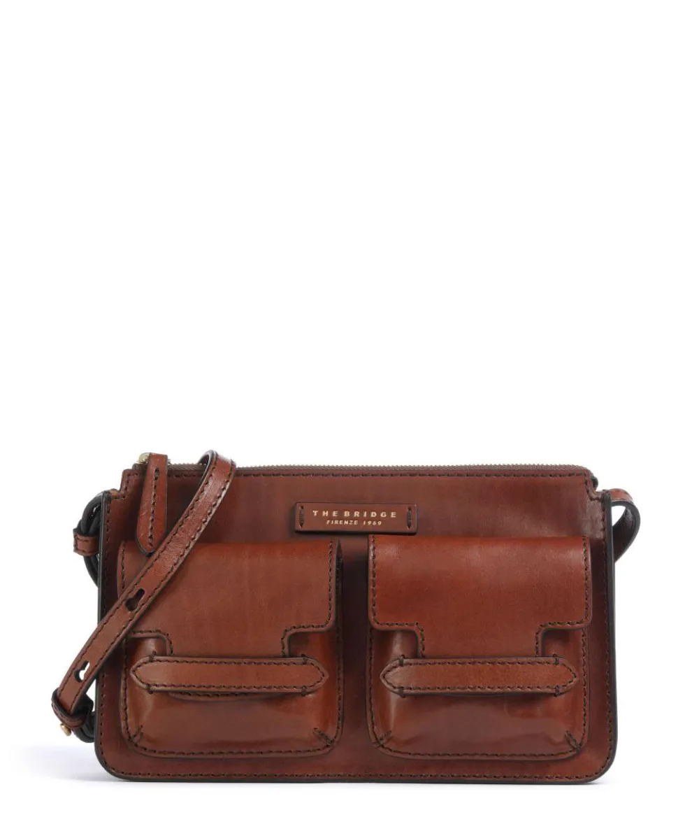 Lucrezia Crossbody bag fine grain cow leather brown