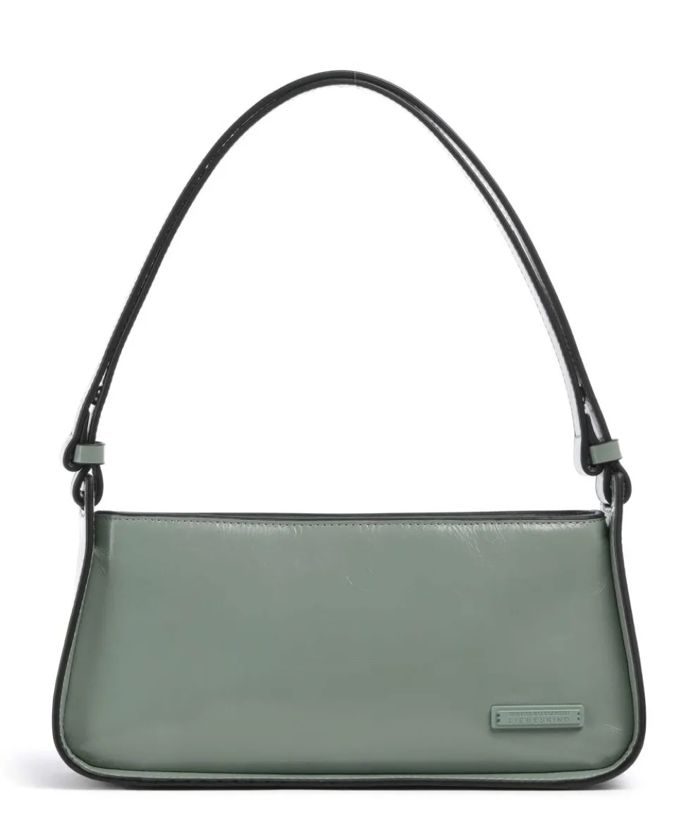 Franzis Lack Distressed S Shoulder bag leather green-blue