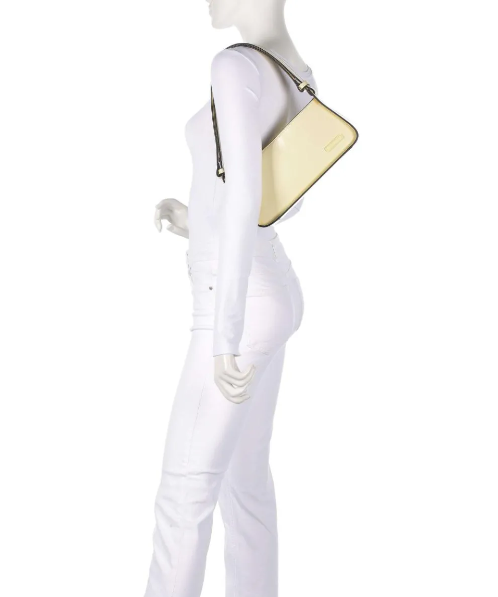 Franzis Lack Distressed S Shoulder bag leather vanilla yellow