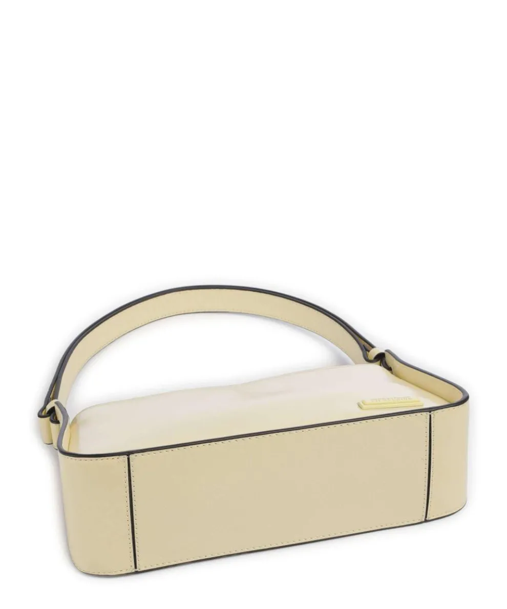 Franzis Lack Distressed S Shoulder bag leather vanilla yellow