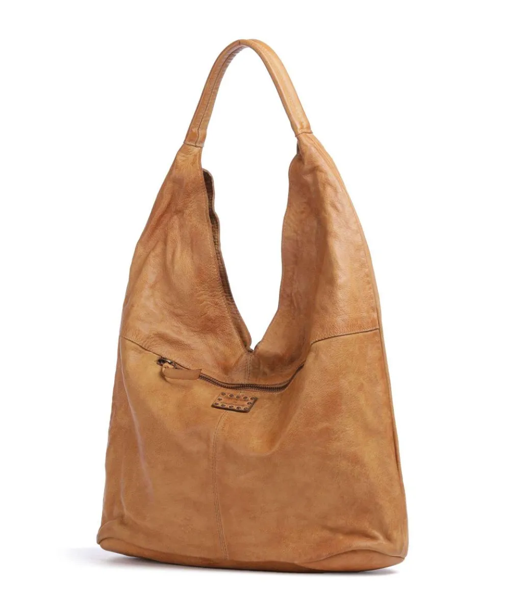 Freundgasse 1 Tote bag grained leather brown