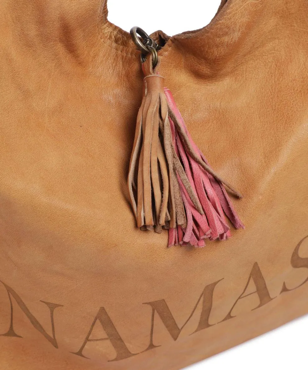 Freundgasse 1 Tote bag grained leather brown