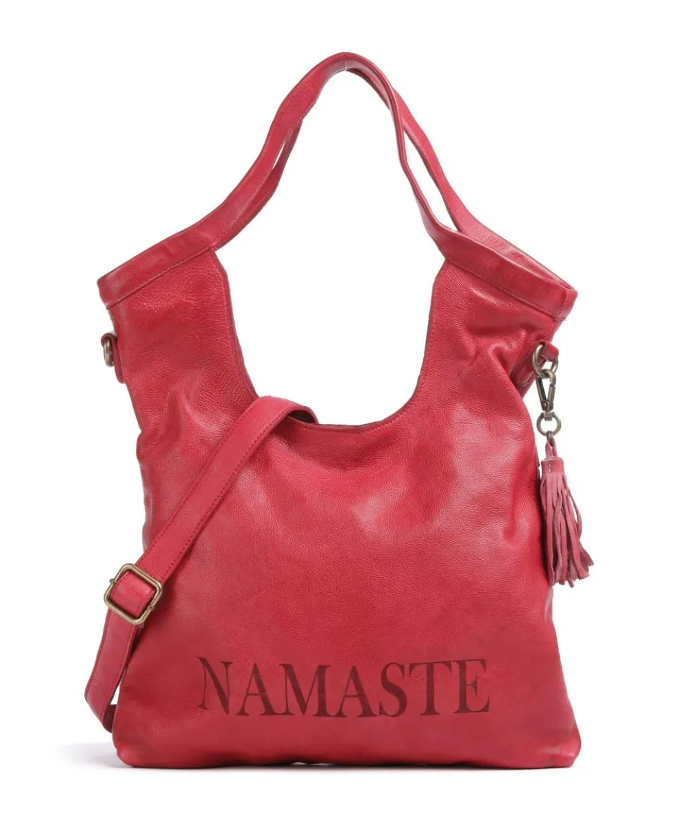 Freundgasse 2 Tote bag grained leather pink