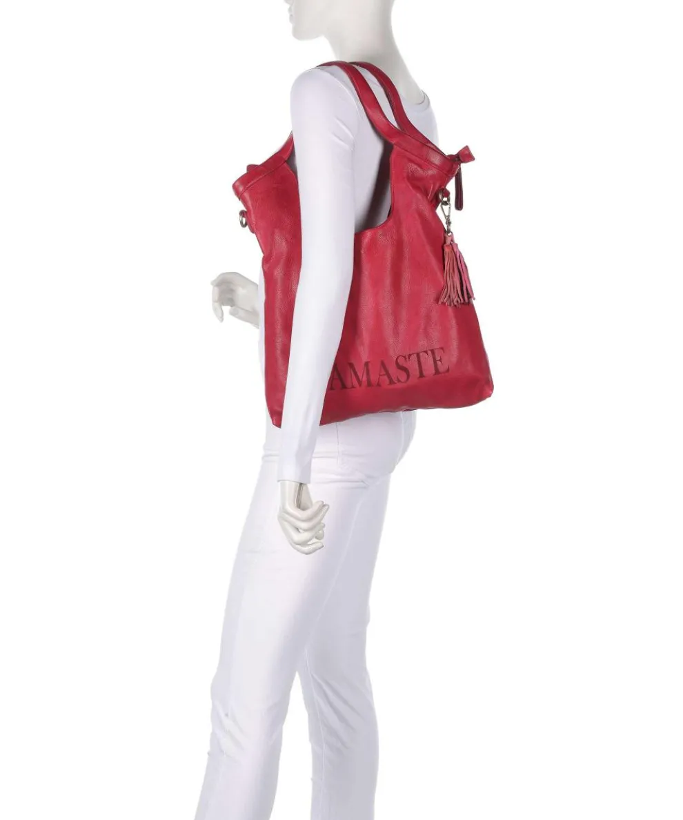 Freundgasse 2 Tote bag grained leather pink