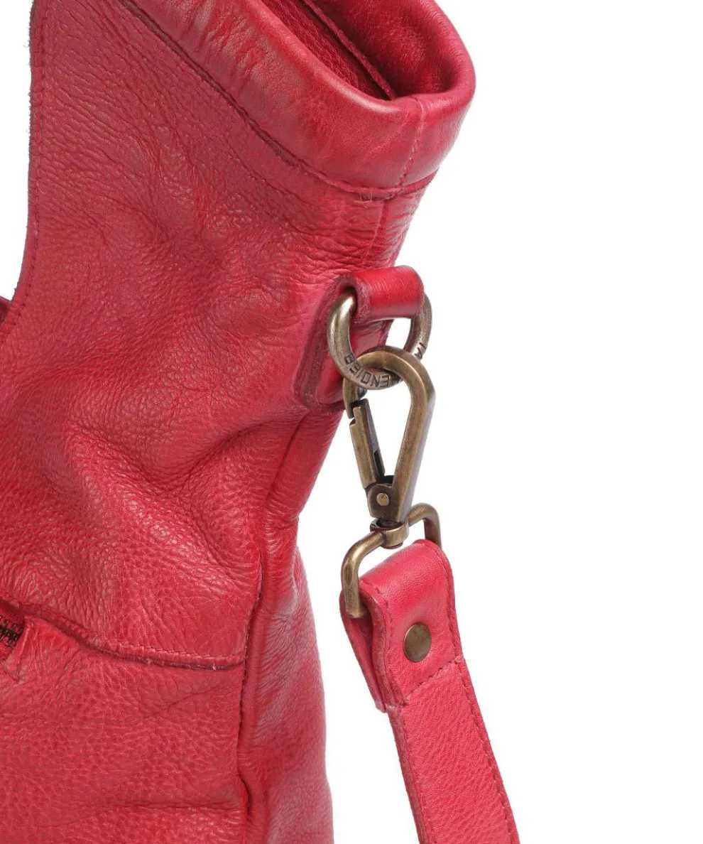 Freundgasse 2 Tote bag grained leather pink