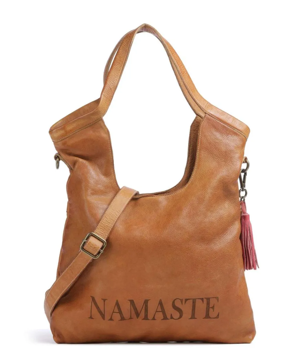 Freundgasse 2 Tote bag grained leather brown