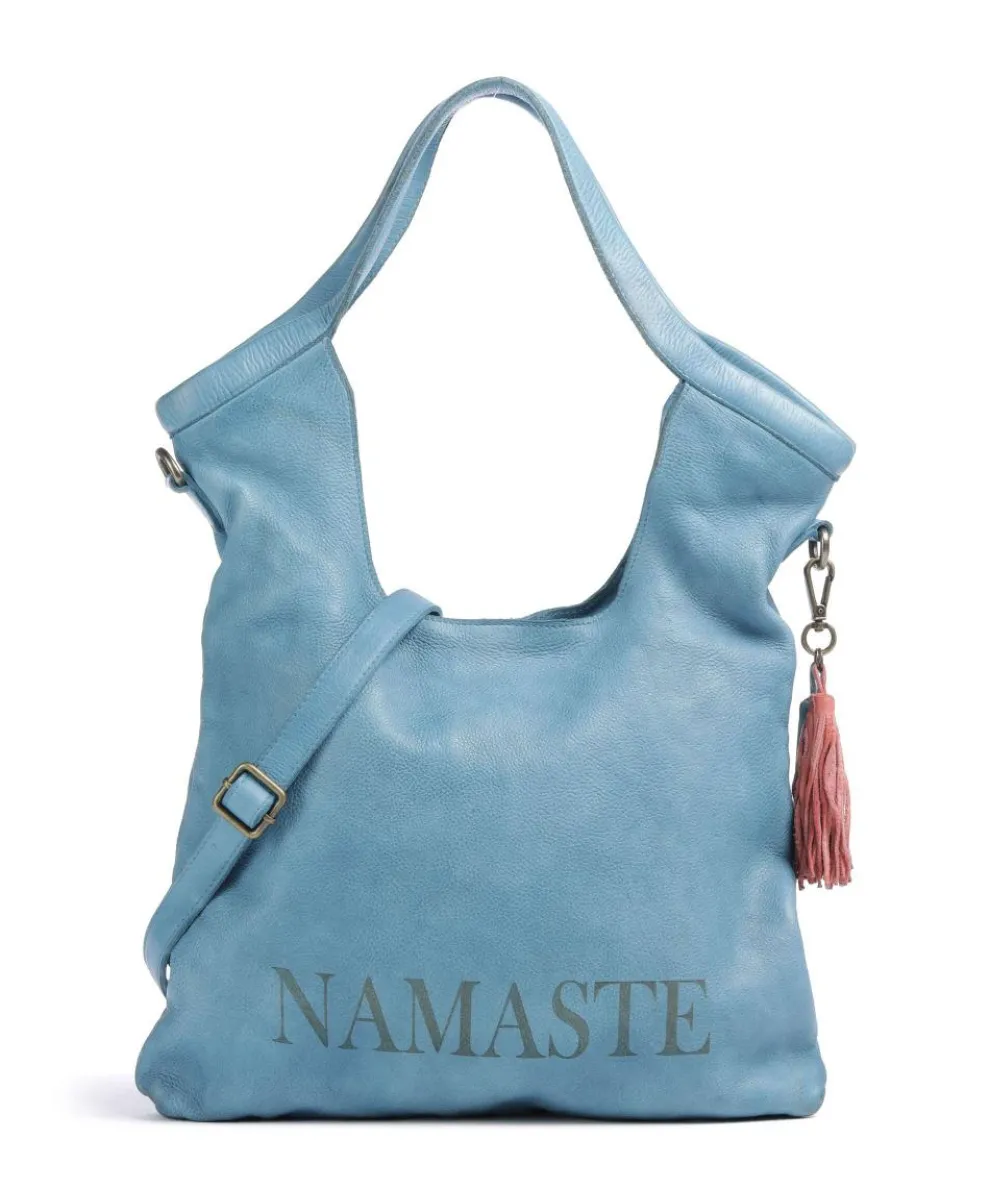 Freundgasse 2 Tote bag grained leather blue