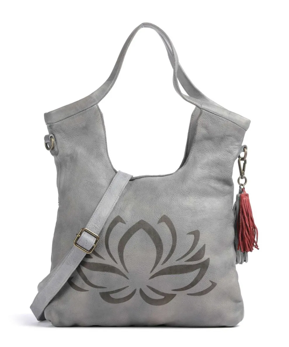 Freundgasse 2 Tote bag grained leather grey