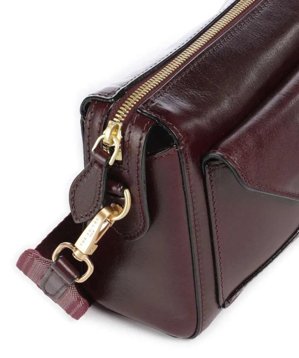 Frida Crossbody bag cow leather dark red