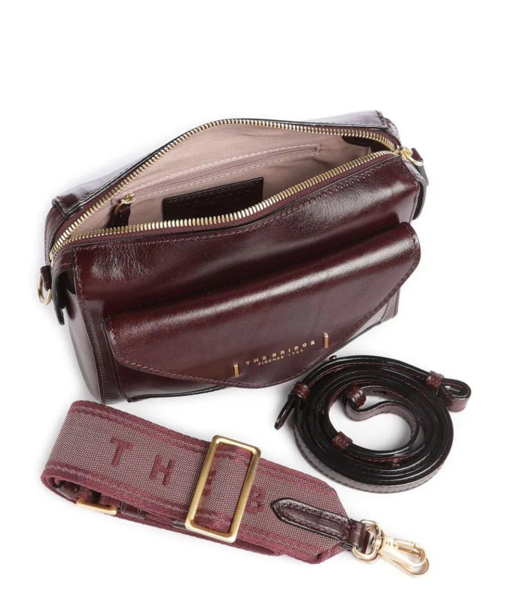 Frida Crossbody bag cow leather dark red