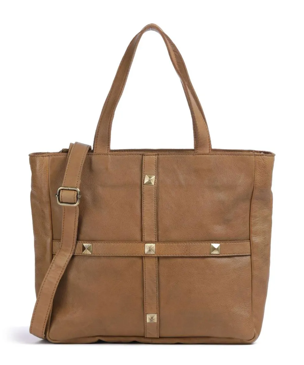 Friedensbrücke 1 Handbag grained cow leather olive-green