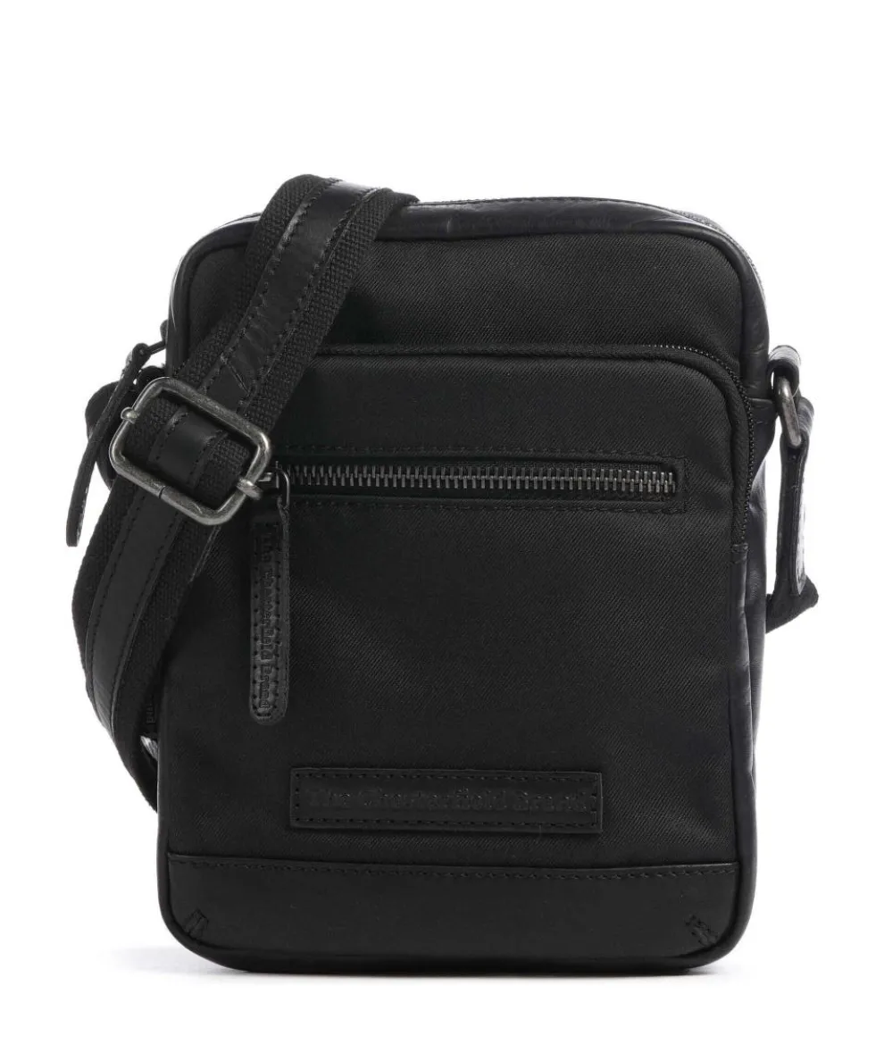 Fusion Karlstad Crossbody bag nylon, leather black