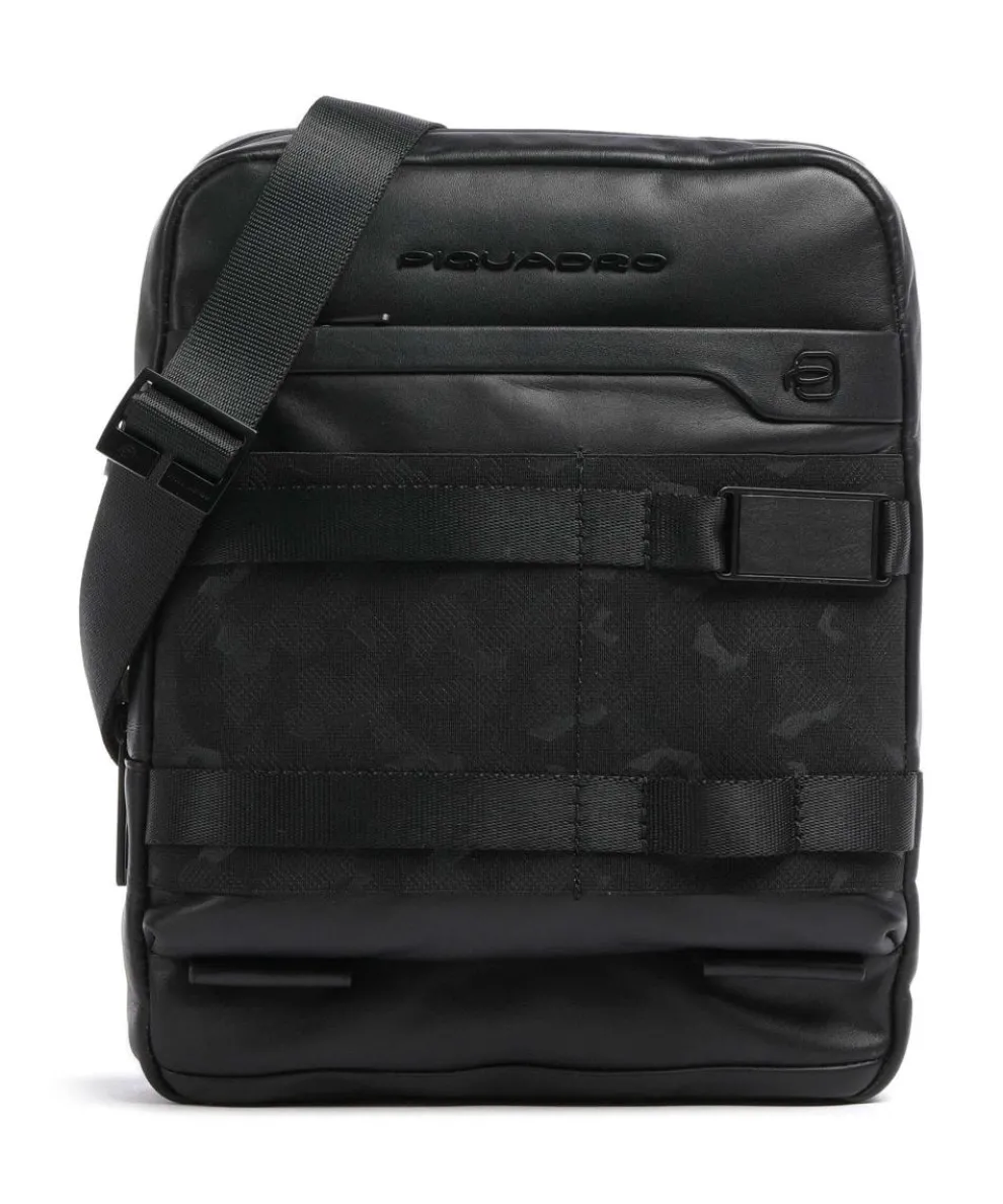FXP Crossbody bag fine grain cow leather black