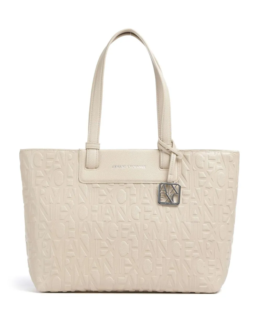 Liz M Tote bag imitation leather cream