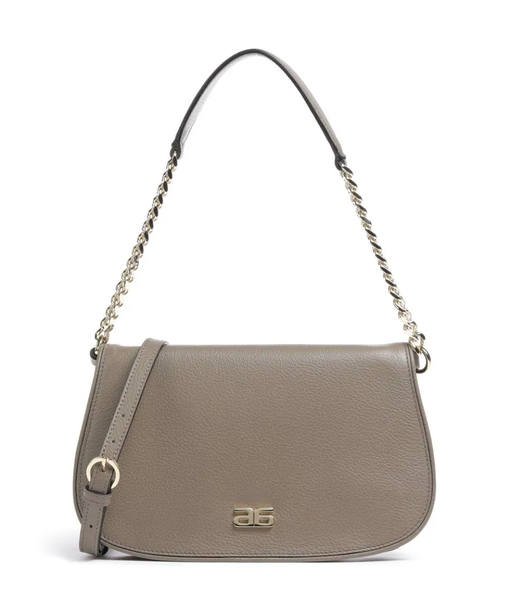 Ariete Clara Shoulder bag grained cow leather taupe