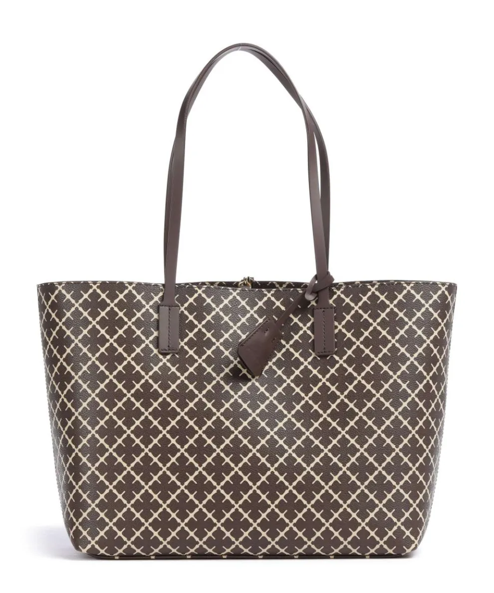 Abigail Tote bag soft synthetic dark brown