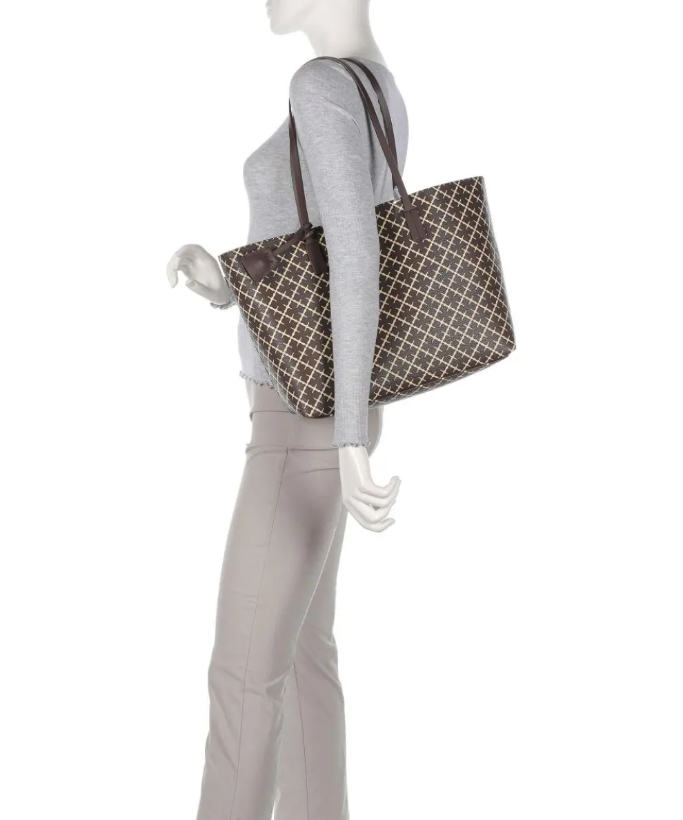 Abigail Tote bag soft synthetic dark brown