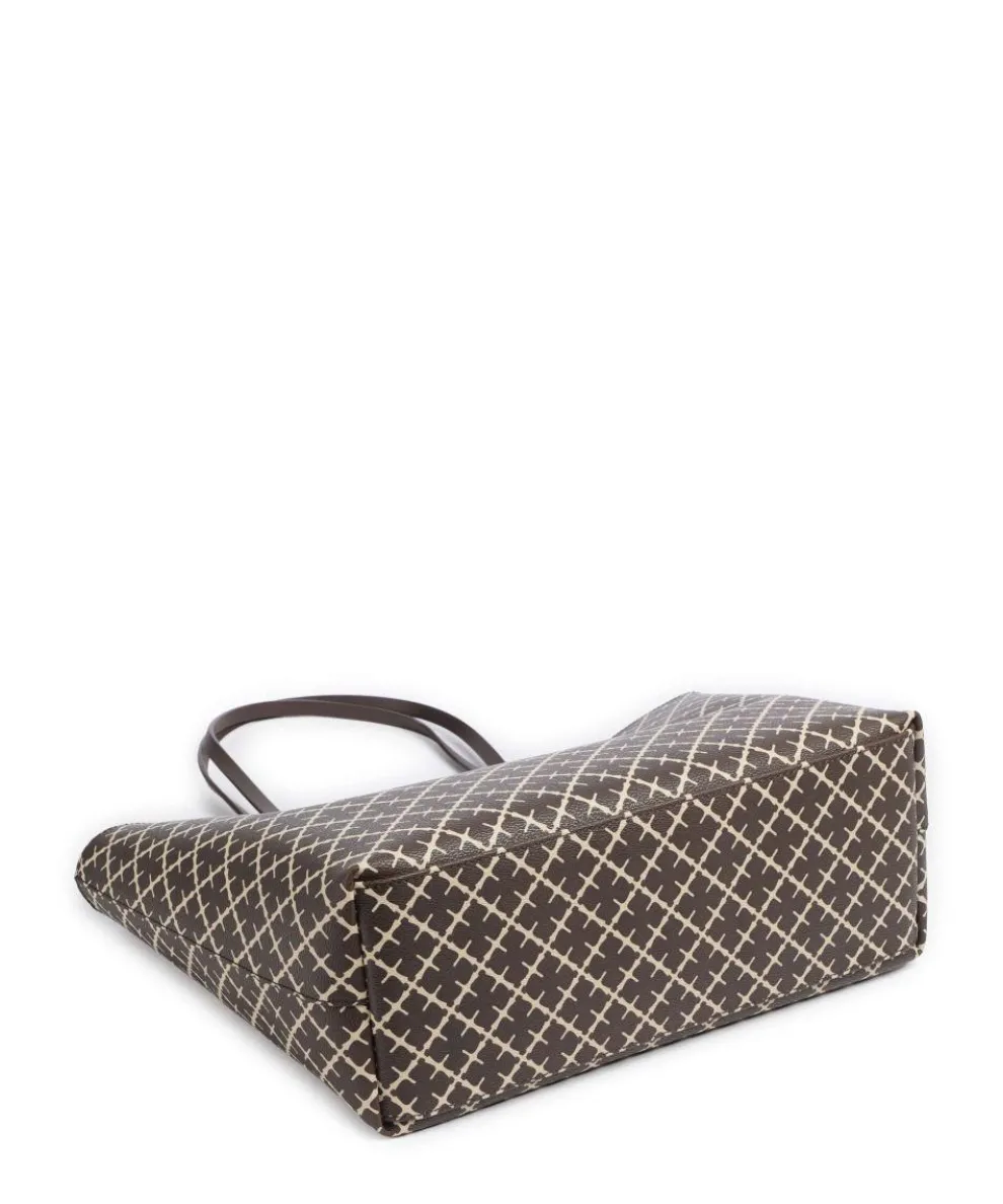 Abigail Tote bag soft synthetic dark brown