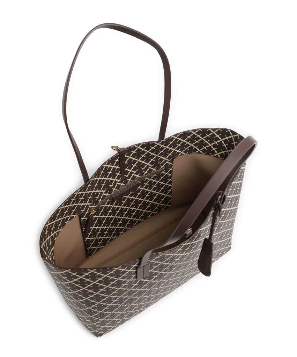Abigail Tote bag soft synthetic dark brown