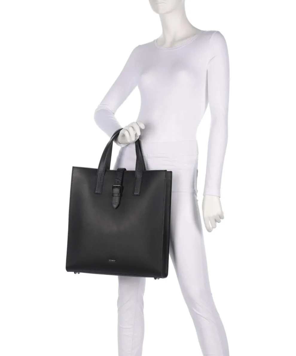 Cocco Touch Handbag fine grain cow leather black