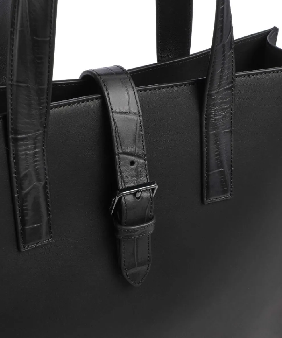 Cocco Touch Handbag fine grain cow leather black