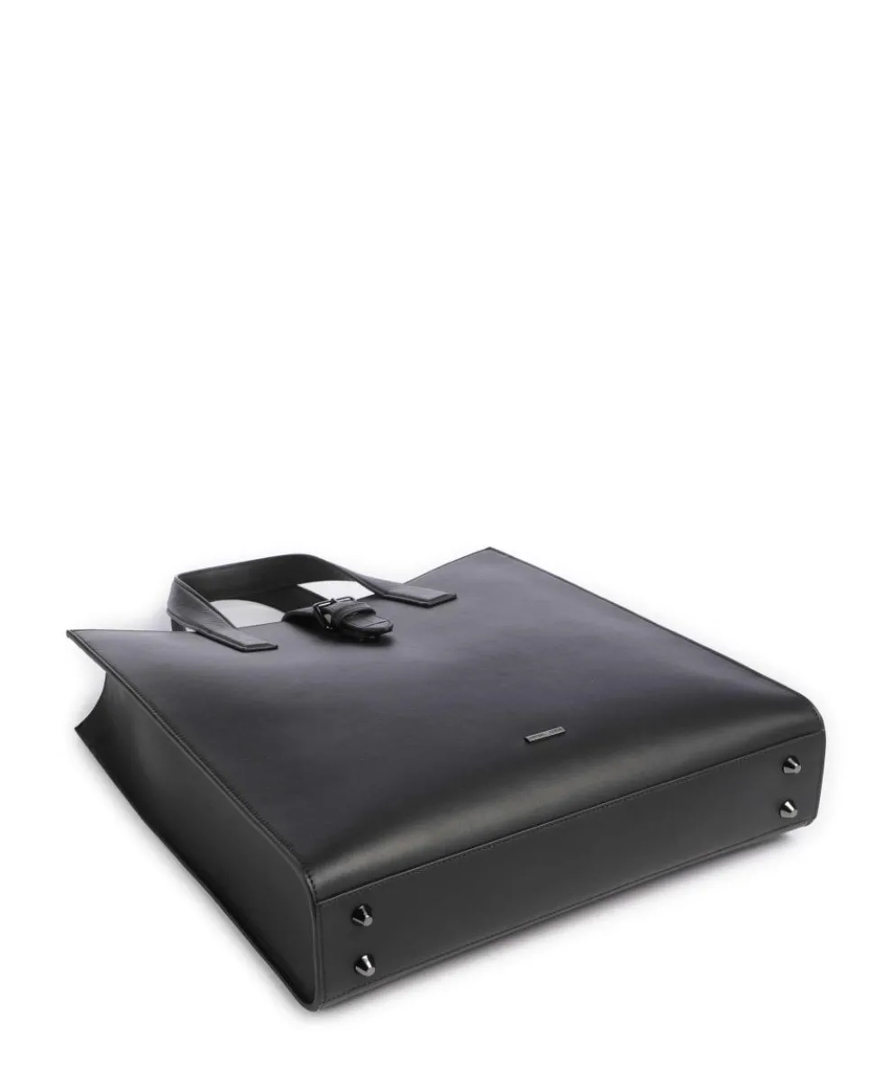 Cocco Touch Handbag fine grain cow leather black