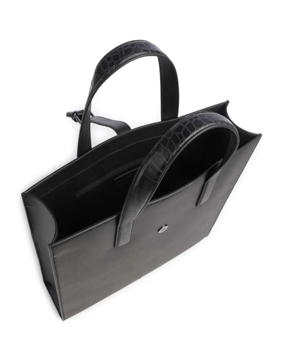 Cocco Touch Handbag fine grain cow leather black