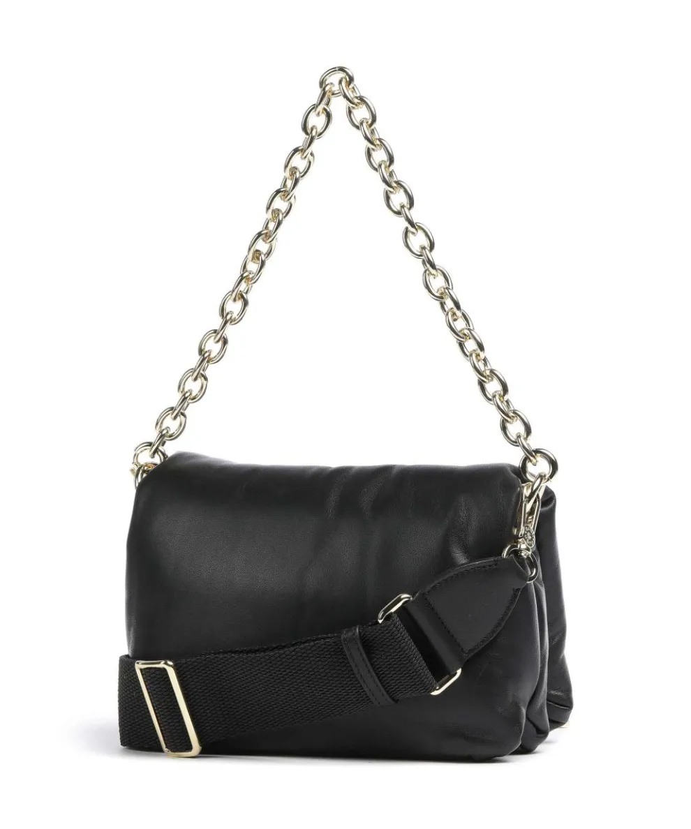 Piuma_Lucido Puffer Shoulder bag soft cow leather black