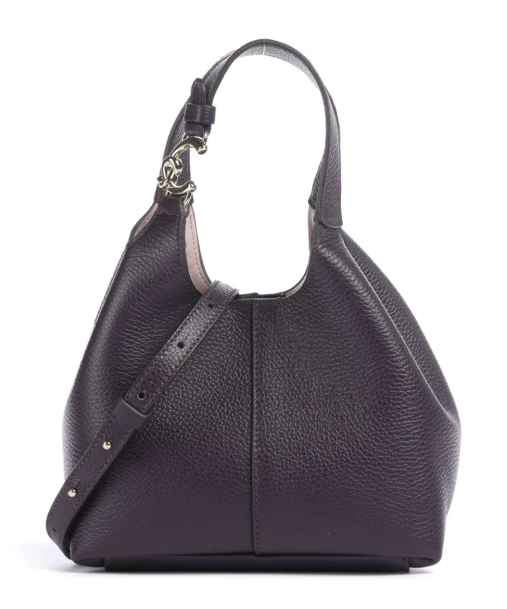 C-Easy Handbag grained leather plum
