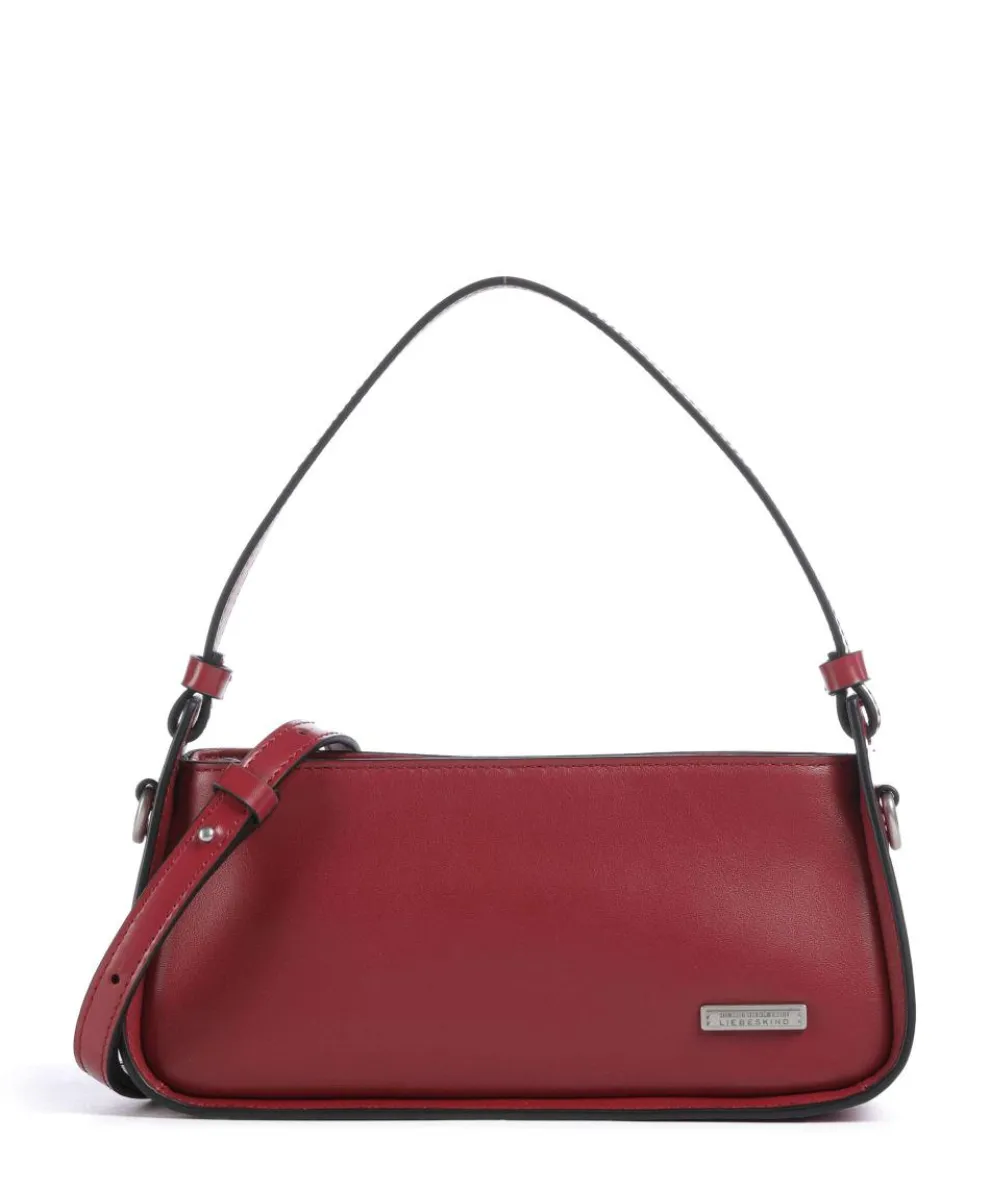 Franzis Calf Optic XS Shoulder bag fine grain leather red