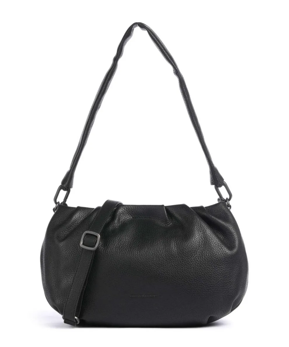 Philocalists Pearl Shoulder bag grained leather black