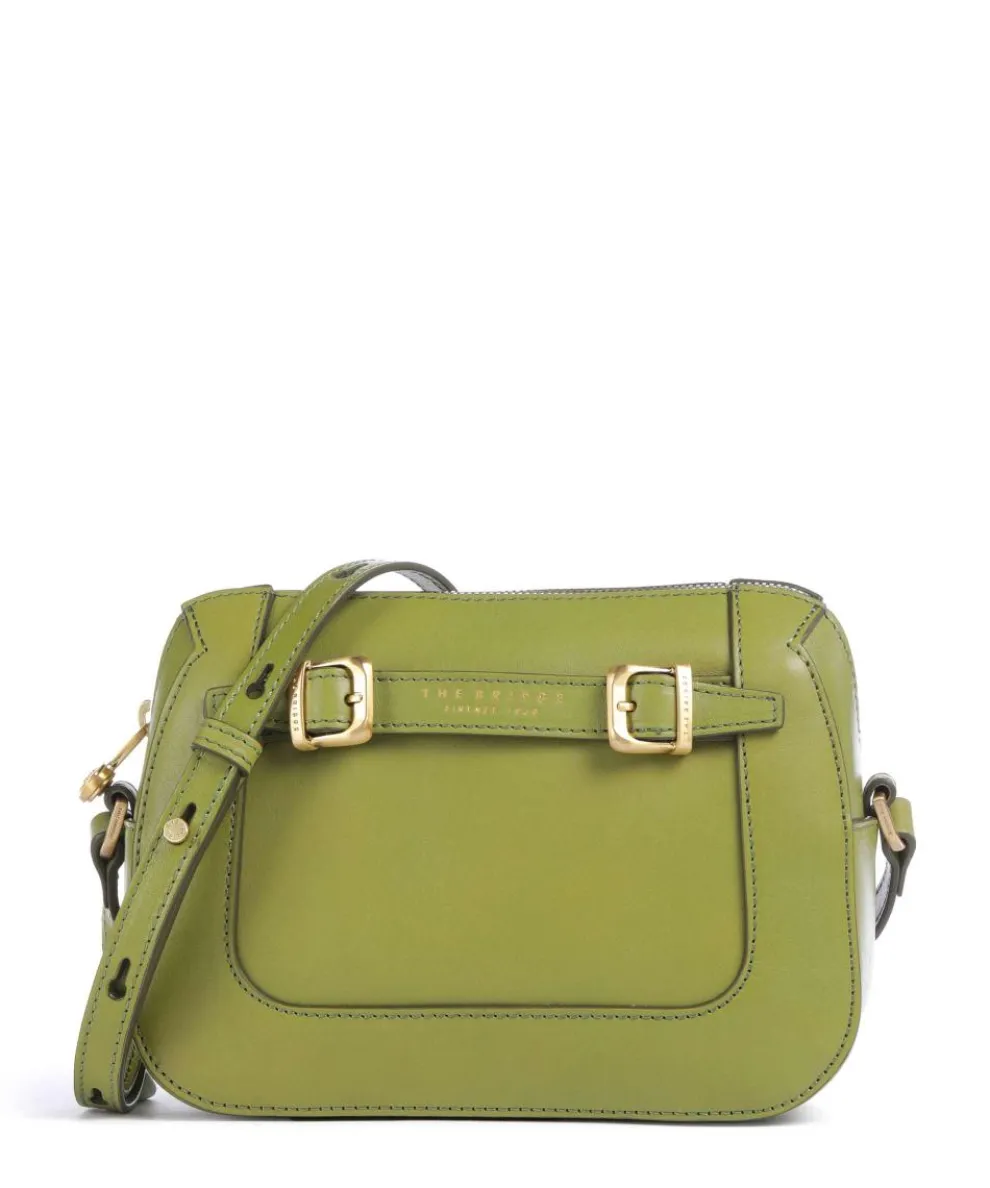 Gaia Crossbody bag cow leather green