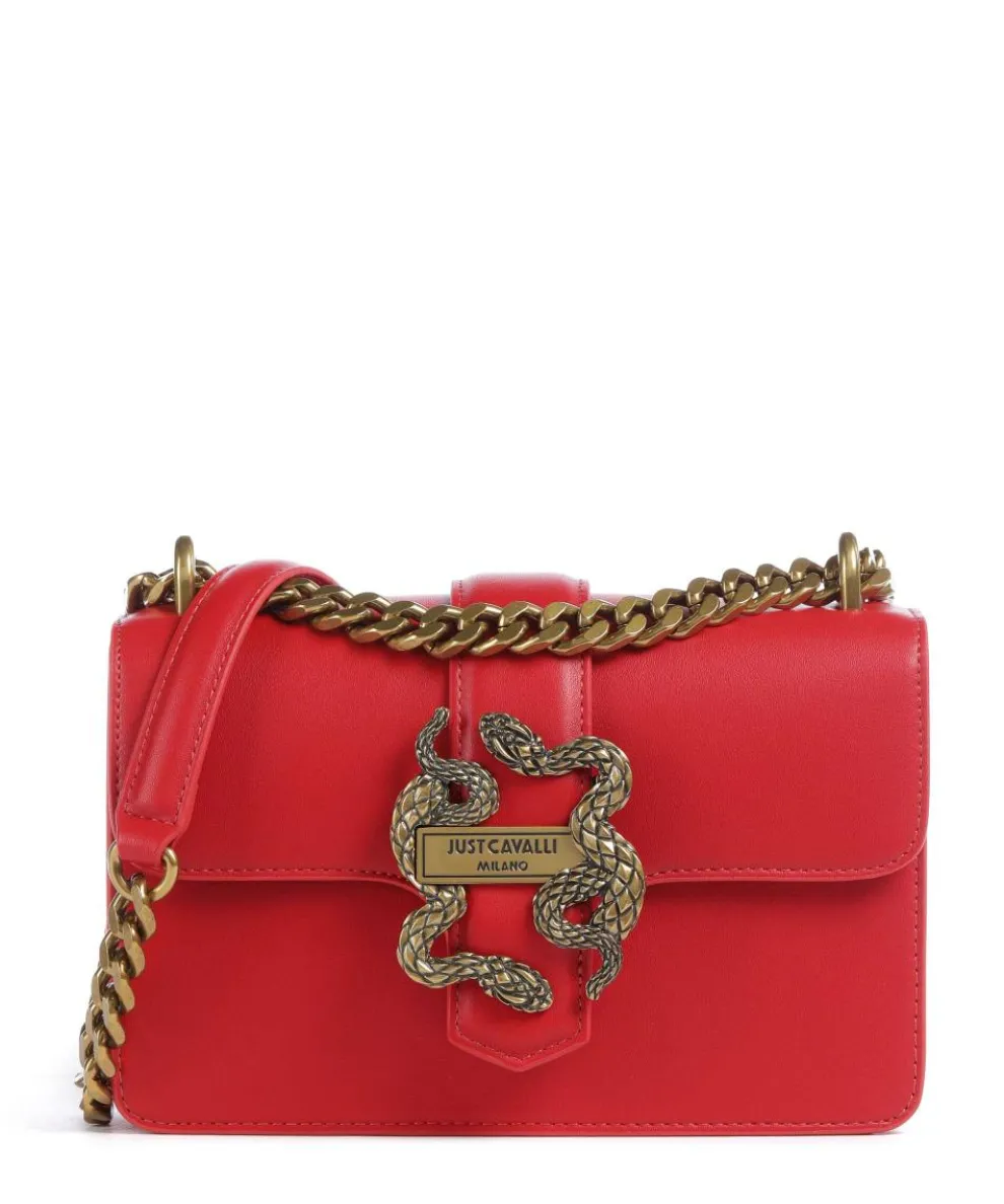 Iconic Snakes Shoulder bag imitation leather red