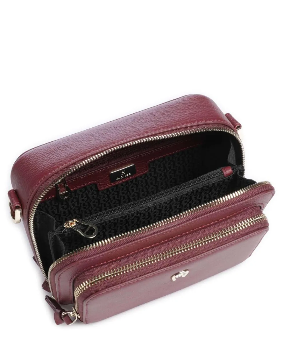 Zita S Crossbody bag grained cow leather wine